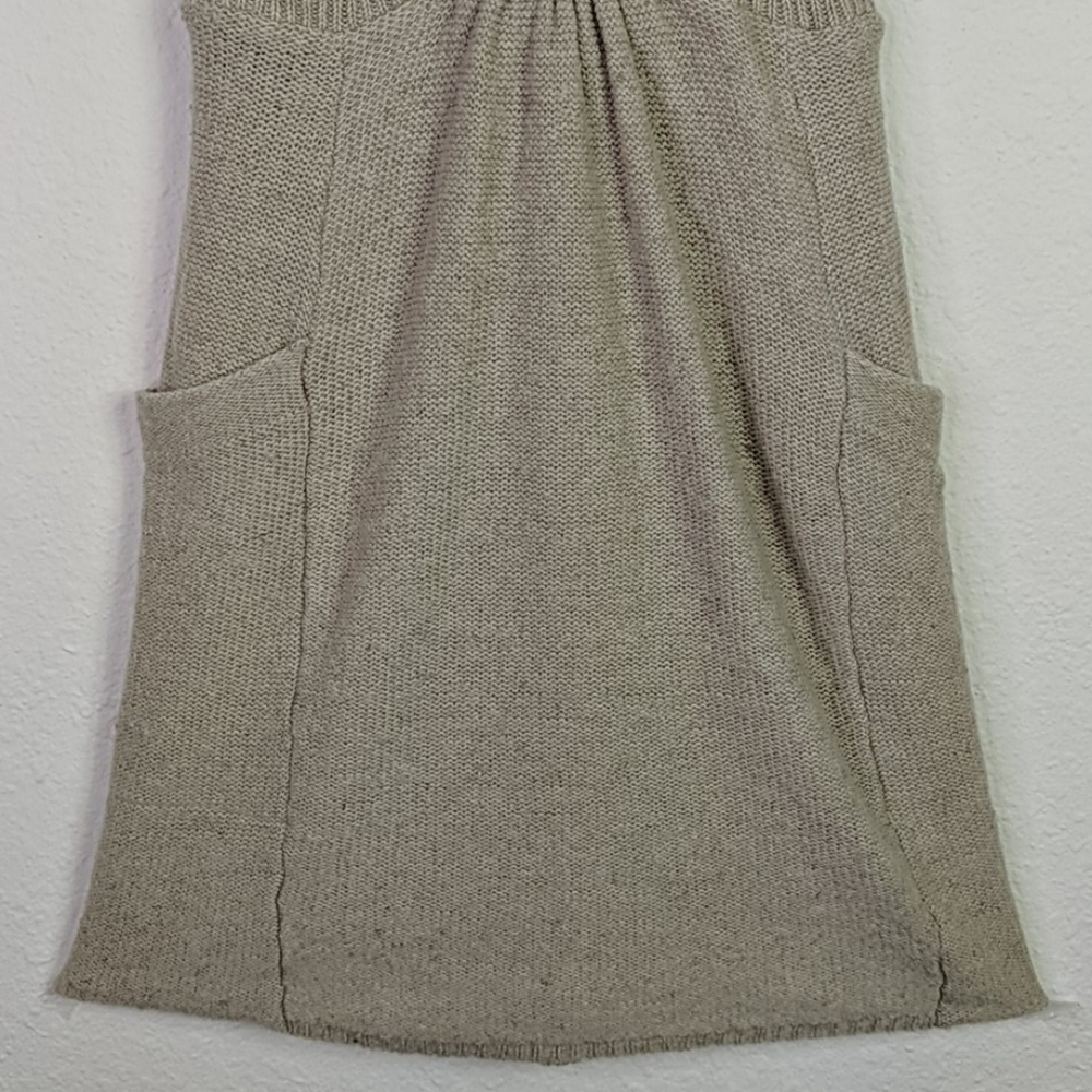 Anthro Moth Converging Roads Ruffle Sweater Dress - Picture 9 of 15